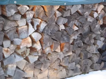 [Hearth.com] My wood stacks.