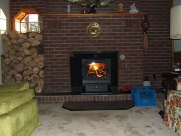 [Hearth.com] Englandar 30NC set in fireplace?