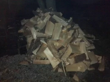 [Hearth.com] 60' blue spruce meets the saws