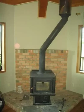 [Hearth.com] crooked pipe, professional opinion on options ie. direct rear vent?