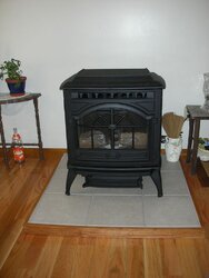 Quadra~Fire  installed inside and outside pics