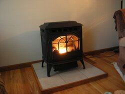 Quadra~Fire  installed inside and outside pics