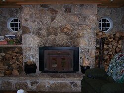 Wood not drying indoors on stone hearth