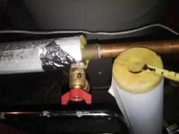 [Hearth.com] Improving Heat Loop on the old (Superstor) Indirect DHW Tank Output and FG pipe insulation!