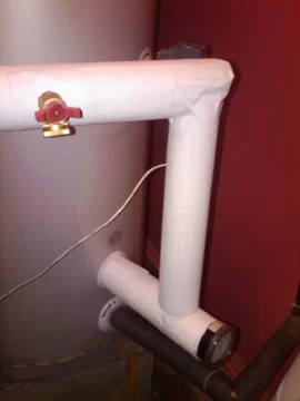 [Hearth.com] Improving Heat Loop on the old (Superstor) Indirect DHW Tank Output and FG pipe insulation!