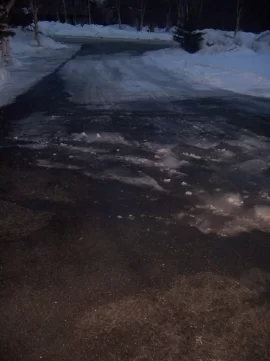 [Hearth.com] 43Â°, finding the driveway: It's "Black", pics