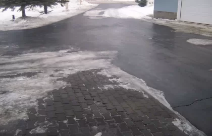 [Hearth.com] 43Â°, finding the driveway: It's "Black", pics