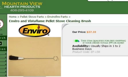 [Hearth.com] Looking for a pellet stove fire box brush
