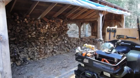 [Hearth.com] The wood shed is getting empty...