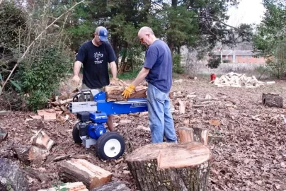 [Hearth.com] Can't wait !  Annual Hyd Splitter day is tomorrow and I got piles.(of splits now)