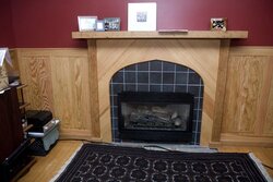 Stone or marble mantels that look right with wood burning insert?