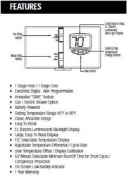 Thermostat Swing Setting