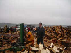 Port McNeill Grad  Wood Cut