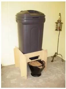 [Hearth.com] Has anyone seen this pelletmeister? -- storage hopper