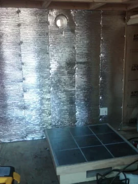 [Hearth.com] Reflecting a little Wood Pellet Stove heat back into the room!!