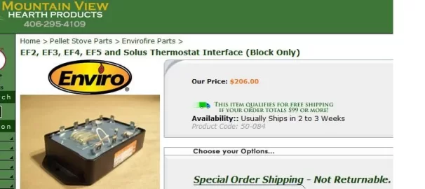 [Hearth.com] Enviro EF2i Thermostat Interface - How well does it work?