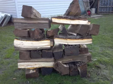 [Hearth.com] started splitting the walnut