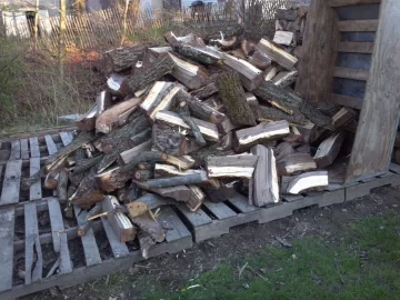 [Hearth.com] started splitting the walnut