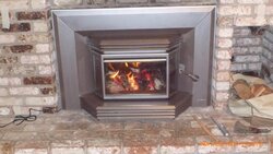 Painting a brand new wood stove insert