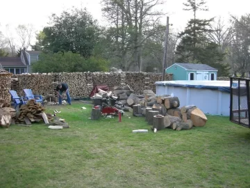 [Hearth.com] Did a little splitting yesterday.