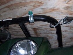 ATV Front rack for wood cutting/pics