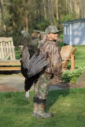 [Hearth.com] little mans first turkey