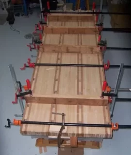 [Hearth.com] Some hard maple & cherry work bench pics