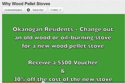 Okanogan Wood Pellet Stove Project, Okanogan County Washington State