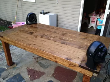 [Hearth.com] Farmhouse Table Finished