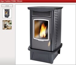 Aga Fusion Pellet Stove in UK only 2190.00 lbs that's 3528.86 USD!