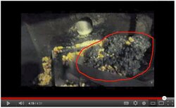 Magnum Baby CountrySide stove video shows big corn clinker!