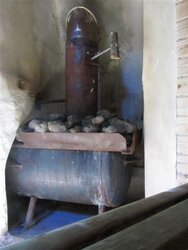 Heavy puffer sauna stove needs help please