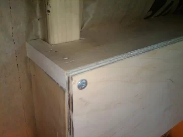 [Hearth.com] Boxing in the Electrical Box with Non-Mortise European Hinges! -Inexpensively!