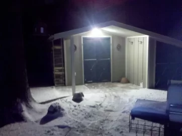 [Hearth.com] Shed Outdoor Lighting is finally in! See Pics