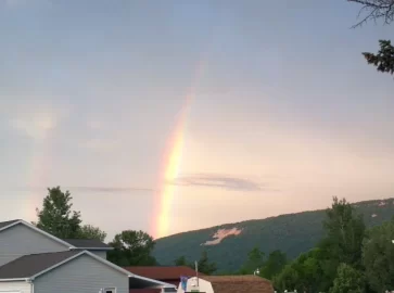 [Hearth.com] rainbow on the mountain
