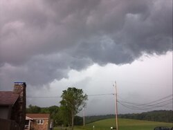 wicked storms hit my town today!