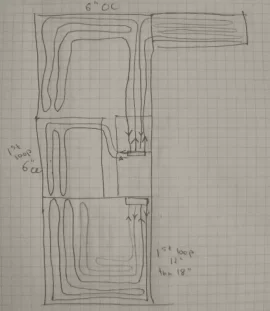 [Hearth.com] Hydronics: 400ft 1/2" pex 1-loop for radiant?