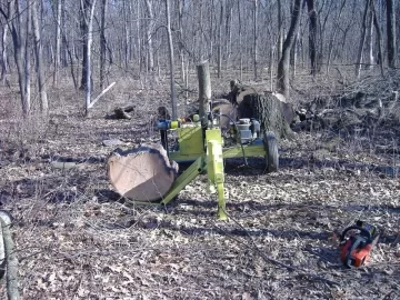 [Hearth.com] DIY log splitter.