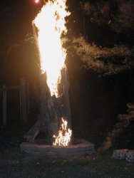 Chimney log