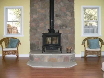 [Hearth.com] Avalon Arbor, Custom Hearth, Cultured Stone
