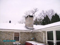 Interior chimneys and insulation.
