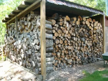 [Hearth.com] VACATION WOODPILE GAZING