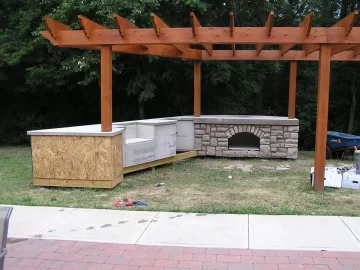 [Hearth.com] outdoor kitchen, pizza oven progress