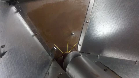 [Hearth.com] Rust in the hopper of new stove? I think... pics inside