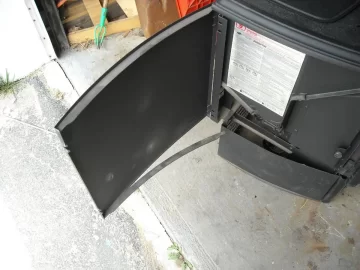[Hearth.com] Quadrafire Santa Fe Right hand door fix and modification