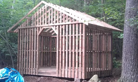[Hearth.com] New wood shed built (free)