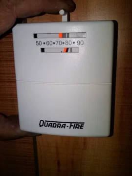 [Hearth.com] How do you use a Lux TX1500U 24 volt compatible T-Stat on a Quadrafire Santa Fe?
