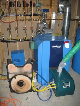 [Hearth.com] Converting my oil boiler to wood pellets.