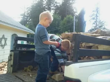 [Hearth.com] Me and my nephew. . .