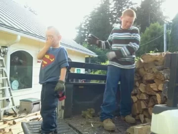 [Hearth.com] Me and my nephew. . .